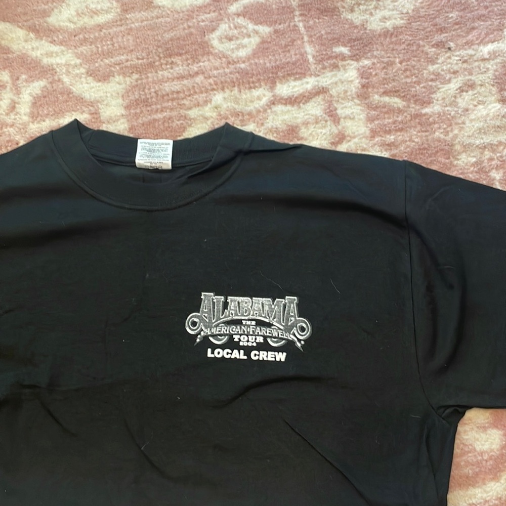 Vintage Alabama tour crew shirt